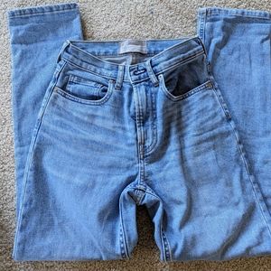 Everlane The Cheeky 23 crop jeans light blue